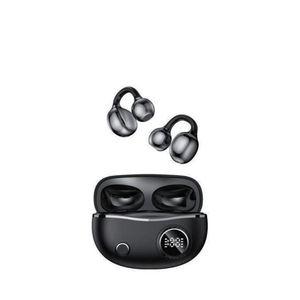 Samsung Galaxy Buds Air 10 TWS Wireless Earphones - Open-Ear Clip-On Bluetooth Earbuds Headset with LED Power Display Charging Case With 24-bit Hi-Fi Sound, Active Noise Cancellation, 360 Audio Headset, Galaxy Headphone, ecosystem connectivity - Black