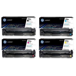 Hp 100% Genuine Original 216a Yellow, Magenta, Black, Cyan Toner cartridge (All colour's in one shipping) 