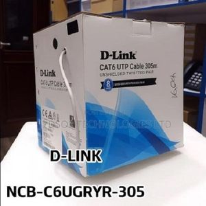 D-Link Cat 6 UTP Cable 23AWG Pure Copper 305m - NCB-C6UGRYR