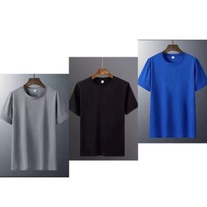 Fasgaio Men’s Classic Plain T-Shirt (3-Pack) – Grey, Black & Blue