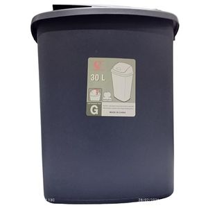 Pedal Bin Living Room Kitchen Trash Can Bins- 30L