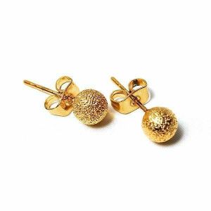 Steel Gold plated gold replica earrings 