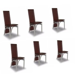 Dinning Leather Comfort Chairs- (6 Pieces)