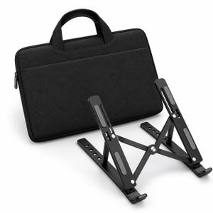 Foldable Laptop Stand with Carry Bag, Adjustable Portable Laptop Holder for Desk, Office, Home & Travel