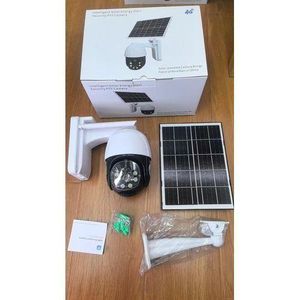 V380 Single Lens 4G Solar Camera+free sim