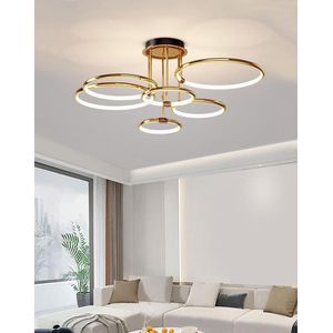 Gold Led Chandelier Light