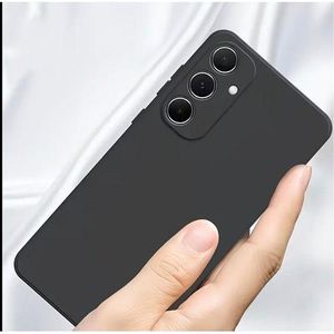 Samsung Silicone Case & Pouch For S25 , S24 , S23 , S22 , S21 , S20 & Note 20 – Sleek Black Design with Camera Protection, Shockproof Defense & Scratch-Resistant Durability