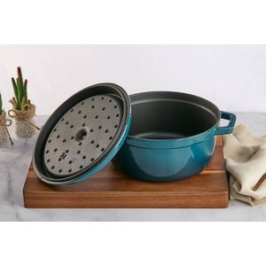 Radiance 28cm Enamelled Teal Dutch Oven