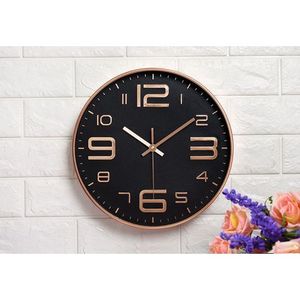 Classy 12 Inch(30cm) Rose Gold Wall Clock/Home Decoration
