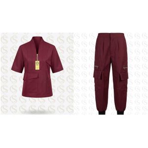 Null Crystal Standard Plain Breeze B1 Scrub Set  