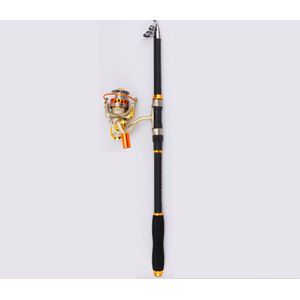 1.2M Mini Fishing Rod Retractable Pocket Ice Fishing Pole Ultra-Light  Portable