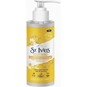 St Ives Soothing Chamomile Daily Facial Cleanser For Acne-Prone Skin 200ml