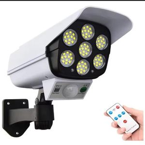 CCTV Camera-Shaped Solar Security Lamp Features 77 LEDs And A Motion Sensor/ (Solar LED Lamp Only)