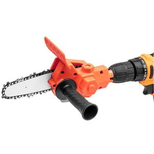 Portable Pruning Electrical Chain Saws, Specification: 4 inch Orange