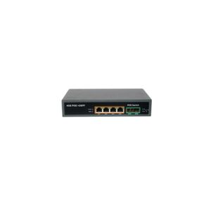 e-Ink 4 Port Gigabit PoE Switch with 2 SFP Uplink 75W IEEE 802.3af at (KU-6006F)