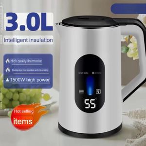 3L Electric Kettle Large Capacity Automatic Double Layer Integrated Constant Temperature Kettle 