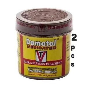Damatol Medicated Hair scalp & skin treatment cream ×2