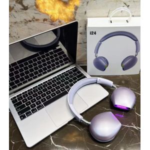 Jbl I24 Wireless Bluetooth Headphones HiFi Stereo Over-Ear Foldable Gaming Headset With Plug-in ENC Microphone+Audio Cable Headset Wireless Headphone Earphone 