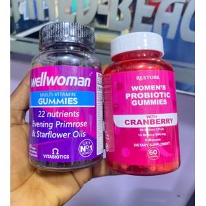 RESTORE Wellwoman Multi-Vitamin Gummies & Women’s Probiotic Gummies
