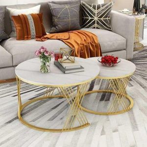 High Quality Exotic Original Marble 2 in 1 Nested Center Table