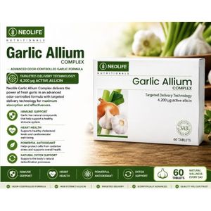 Sammy Icon Garlic Allium Complex (single) maintain healthy blood pressure and cholesterol levels cell growth renewal supplements for stability and absorption Supports efficient immune responses maintaining blood lipid levels promote health bioactive compounds