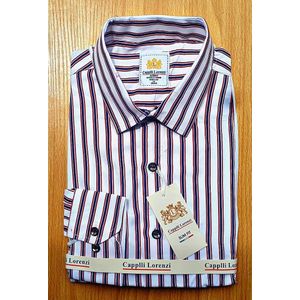 Men's Corporate Quality Formal Slim Fit Long Sleeve Pattern Design Vintage Shirt