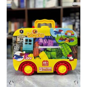 LARGE Building Lego Bricks Blocks Educational Toy for kids in a moving van