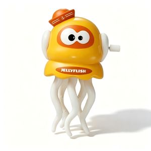 TiLECC Cute Wind-up Jellyfish Bath Toy, Clockwork Swimming Water Toy for Kids, Fun Bathtub Shower Time Gift for Boys and Girls