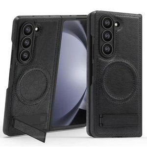 Samsung Galaxy Z Fold 7 leather phone case with magsafe