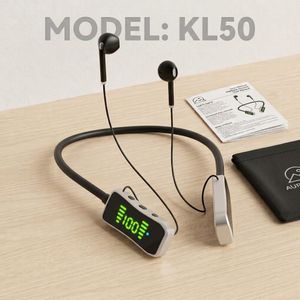 Wireless Neckband Headset, Bluetooth Headset, Bluetooth Headphones With Display, Neckband Headphones With Battery Display, Long Standby Bluetooth Earphones, Rechargeable Bluetooth Earphones, Wireless Sports Earbuds
