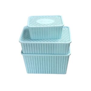 Plastic Organizer Basket Storage Basket- 3Sets