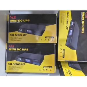 SKE poe-120w-lfp Mini DC UPS POE Router Power Bank 20000mAh For WIFI Router & CCTV