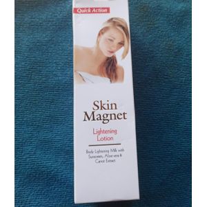 1 piece: Skin magnet body lightening milk with sunscreen,aloe Vera & carrot extract 250ml