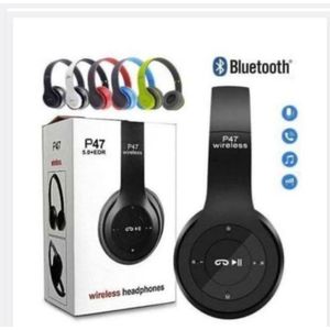 P47 Wireless Bluetooth 5.0 Stereo OverEar Foldable Headphones