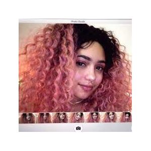 Aint nothing but a pink thang ombre full head bundle + free closure