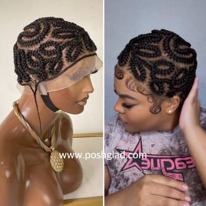 Designer Pattern Cornrow Wig