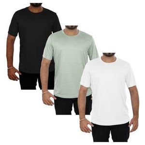 OSC Signature 3 in a pack polyester Tshirts(black, grey,white)