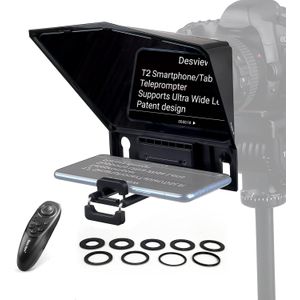 Desview T2 Ultra-Wide Lens Compatible Teleprompter for Content Creators   