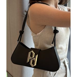 Ladies P&D Fashion Handbag- Black