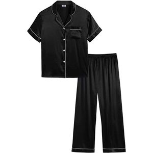 UNISEX SILK Sleepwear Pajama Long Pants Lounge