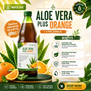 Wellness Aloe Vera Plus Orange - 1 Litre (Single) Time-tested goodness of pure Aloe Vera in an exclusive, proprietary blend creates a refreshing.