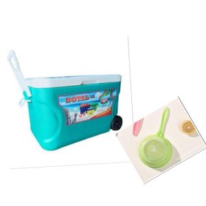 Insulated Cooler With Wheel: 120litre( With free gift) 
