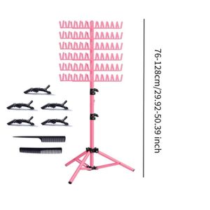 Hair Care  Standing Braiding Rack (Pink)