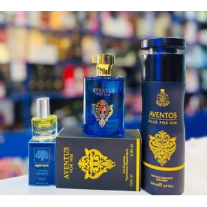 Aventus For Him EDP, Natural Spray 25ml And Avento Body Spray &Oil