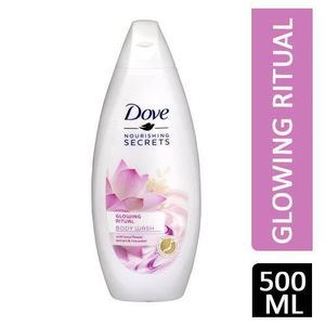 Dove Pink "Glowing Ritual"  Body Wash Shower Bath with Lotus Flower Scent 500ml