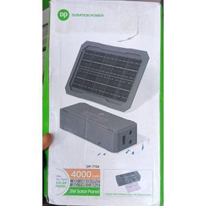Dp Mini Solar Kit. 3W Monocrystalline Panel Power Bank 4000mAh 