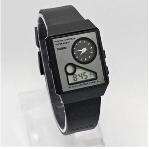 Vintage Analog-Digital Black Wristwatch – Unisex