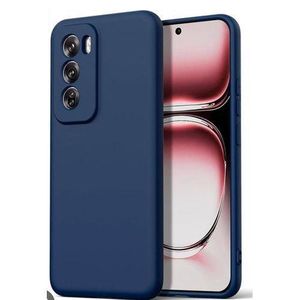 Silicon back case for oppo Reno 12 - black