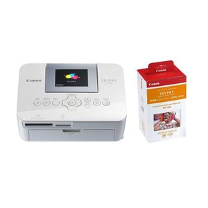 Camon Canon SELPHY CP1000 Compact Photo Printer + RP-108 Ink/Paper Set