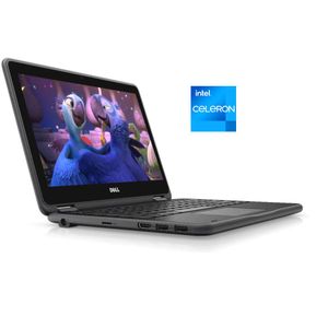 DELL LATITUDE 3190- INTEL CELERON -4GB RAM - 128GB SSD- Windows 10 +Mouse& USB Light For Keyboard